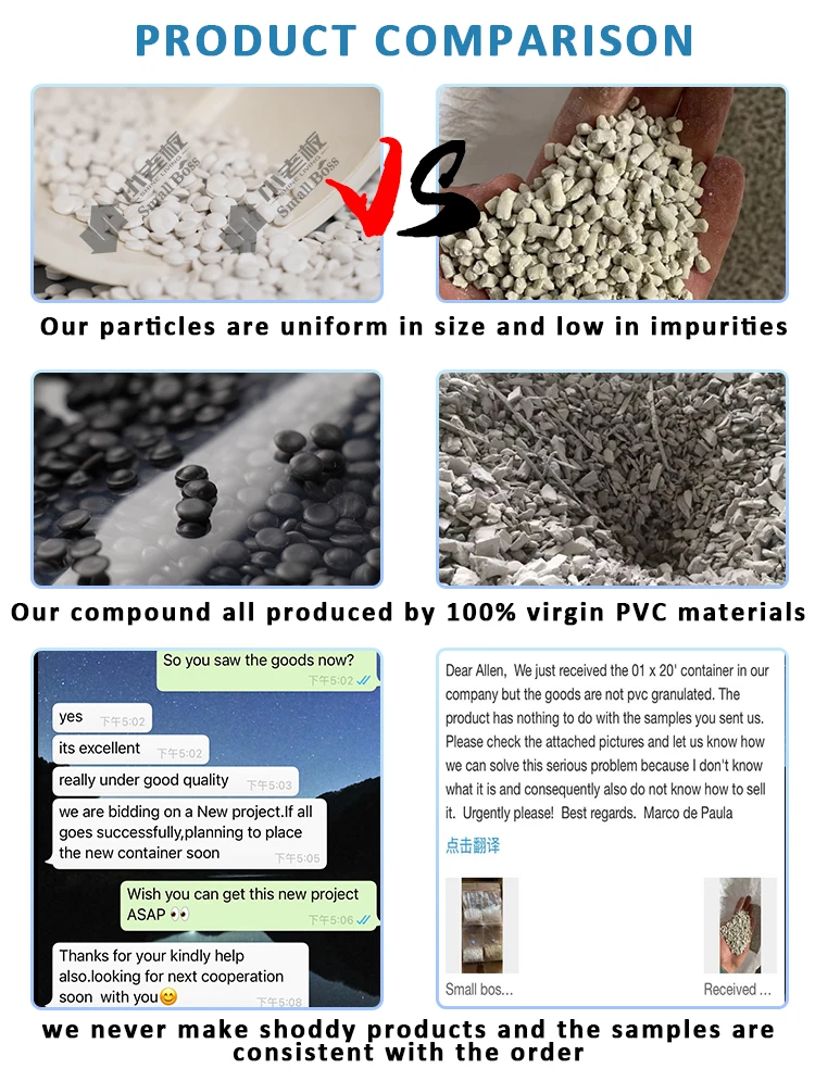 Virgin Rigid Pvc Granules For Injection Fitting Bendable Water Guard