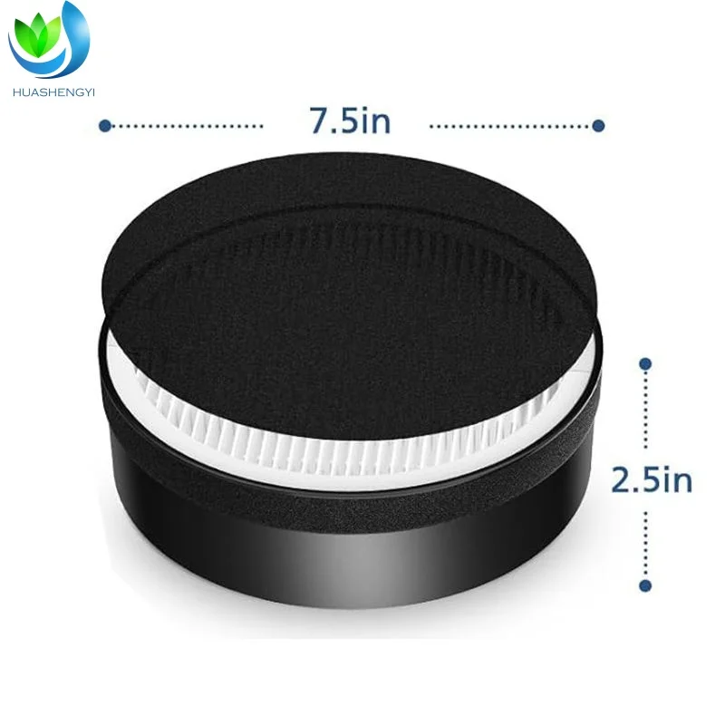Custom  3-in-1 Hepa Air Purifier Replacement Filter Pre-Filter High-Efficiency Activated Carbon Filter for Levot  LV-H132-RF