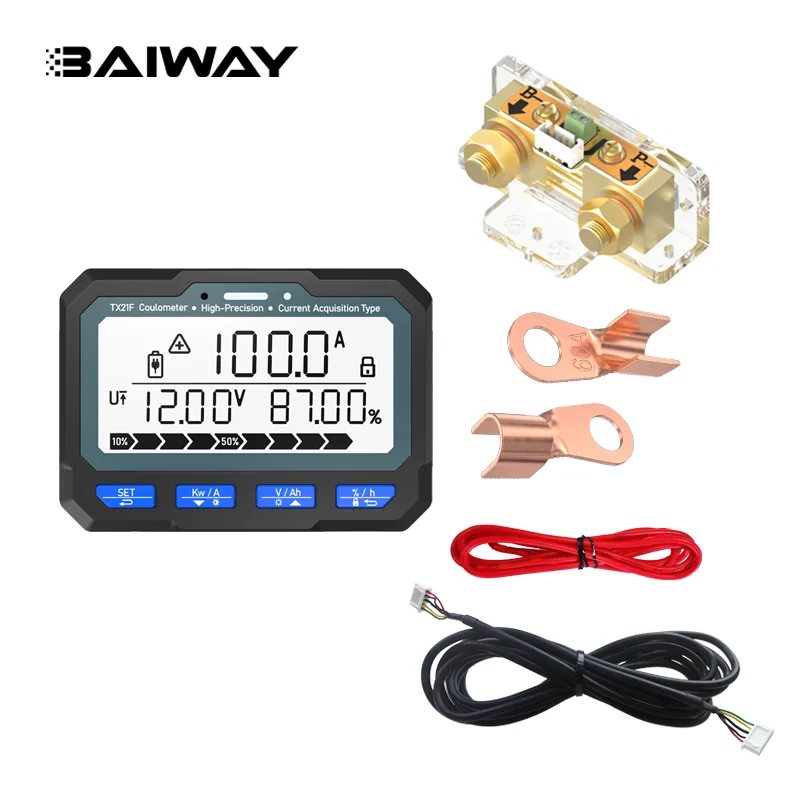 TX21 8-120V 0-500A BT Battery  monitor