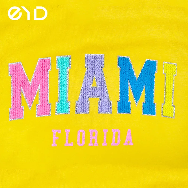 EYD Diamond Rhinestone Heat Transfer Accessories Tshirt Custom Colorful Dtf Heat Transfer Sticker for Clothing