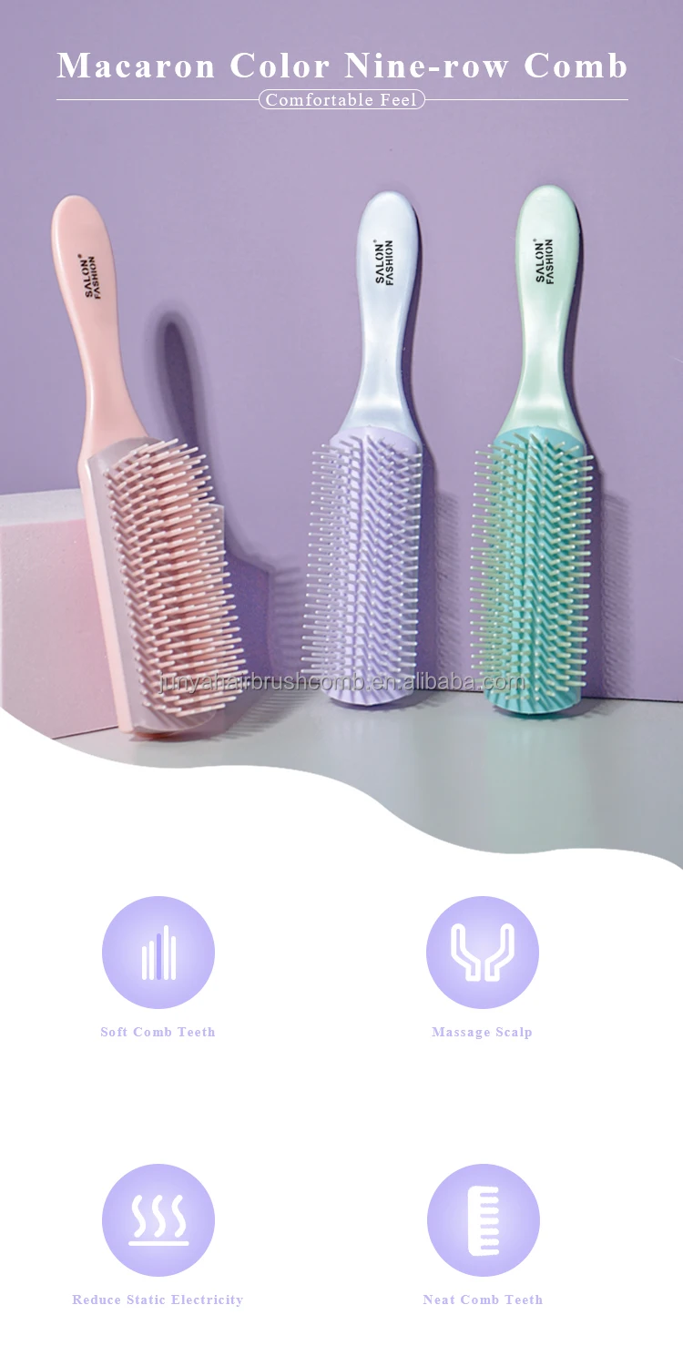 detangling plastic hair brush