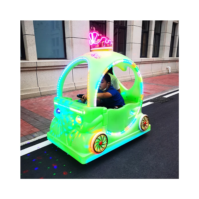 Новый детский Аккумуляторный автомобиль принцесса поплавок Габон для двух человек светоизлучающий электромобиль площадка бампер автомобиля завод оптом