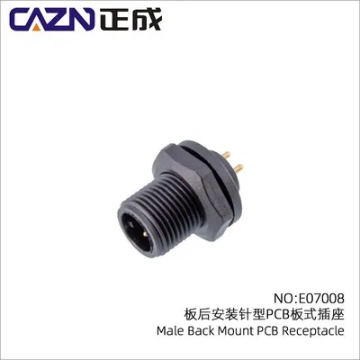 Bayonet A Type IP67 Waterproof Receptacle Plastic 2 3 4 5 6 Pin Receptacle Panel Amphenol Connector