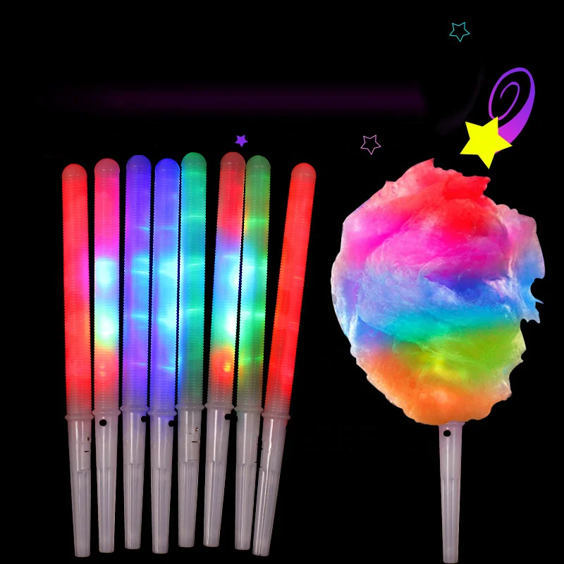 Cones de algodão doce LED brilhante coloridas Marshmallow emperra - China  Cones de algodão doce LED brilhante Marshmallow Bengalas e bengalas LED  preço