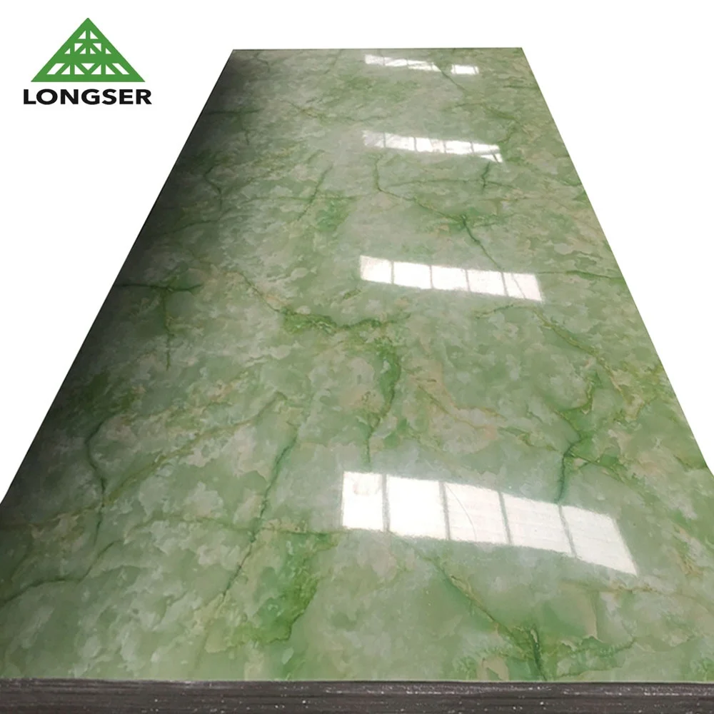 Глянцевые декоративные настенные панели 3,0 мм, 3,5 мм, ПВХ мраморный лист, УФ-панель