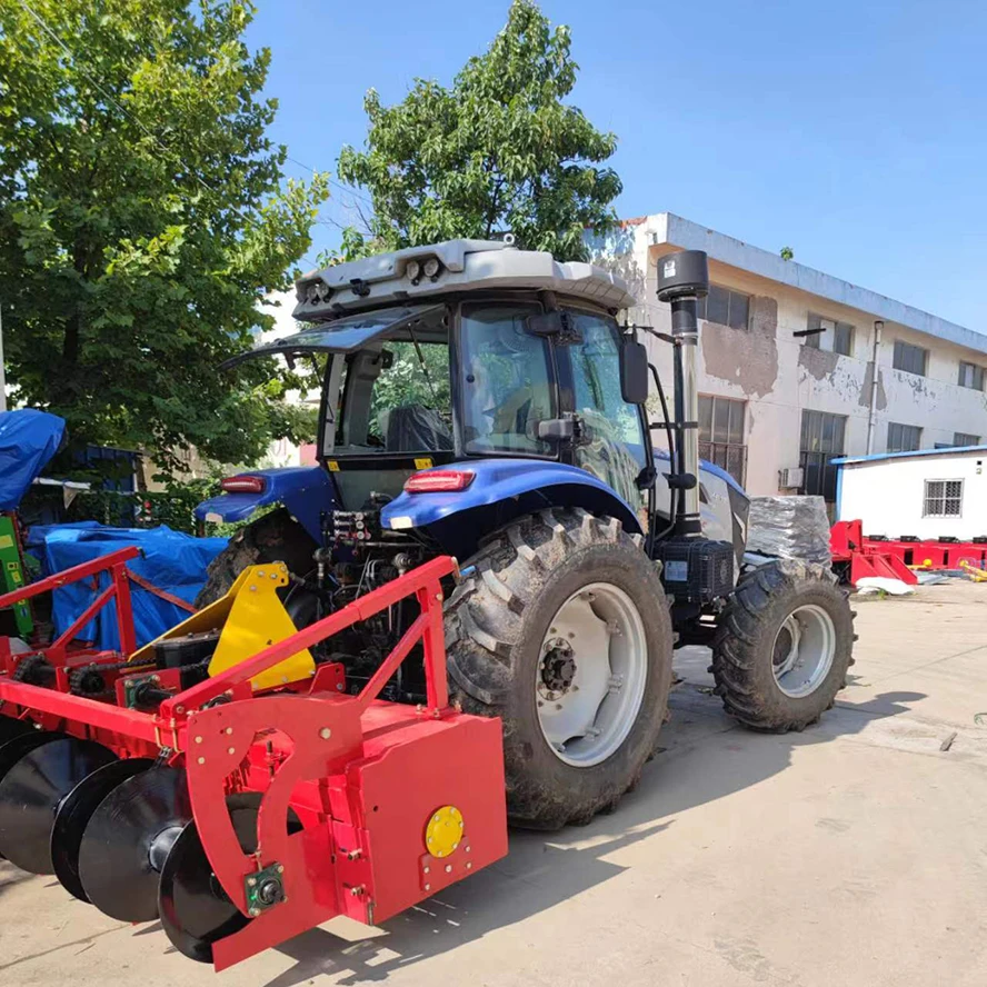 Strawberry Ditching and Ridging Machine Plastic Mulch Layer Bed Former Machine Agriculture Bed Ridger