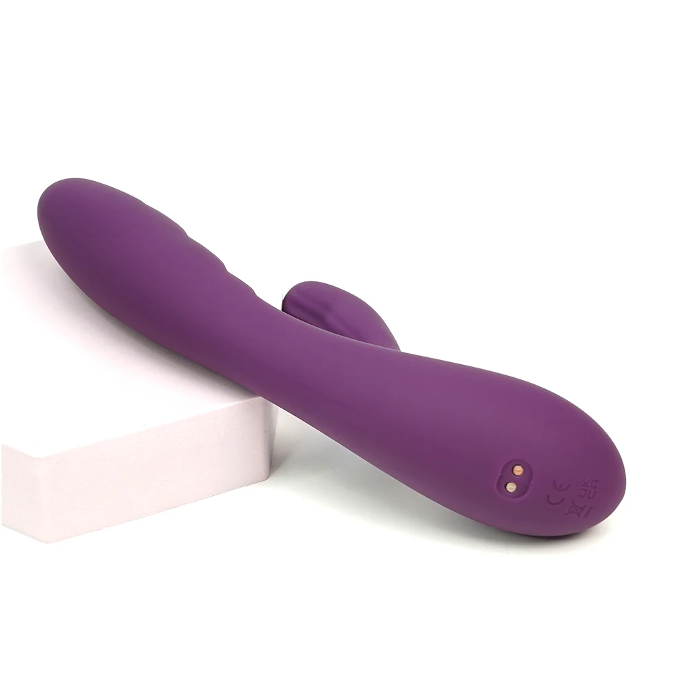 Wosilicone Rabbit Vibrator Female Rechargeable Vibrators Clitoral Stimulator Rabbit Dildo 10 Modes Vibrartion Sex Toys