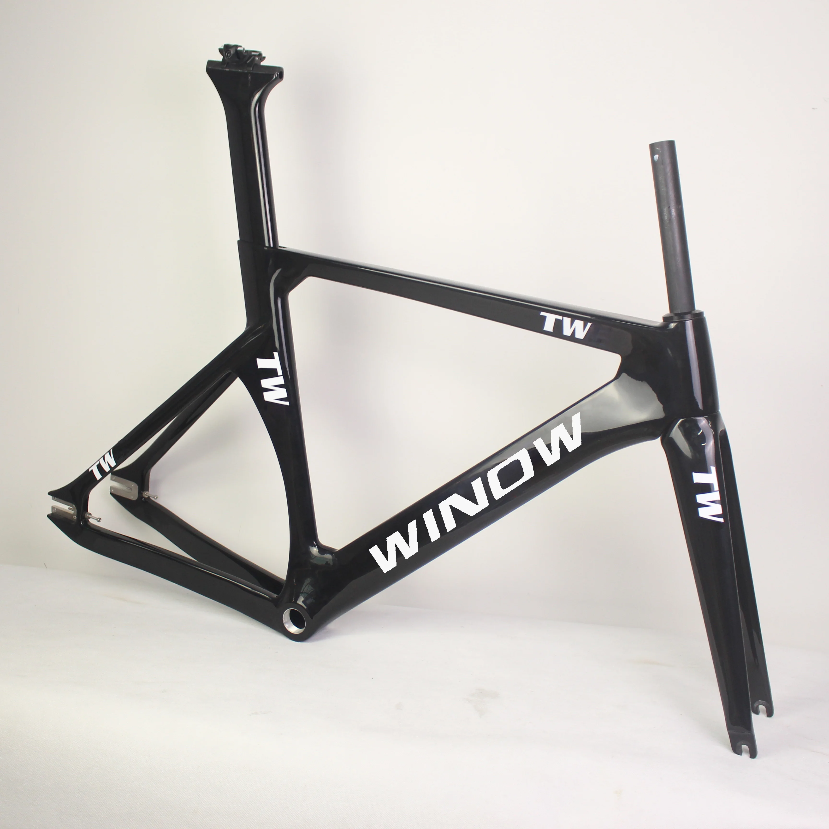 Desain Baru Rangka Sepeda Track Gir Tetap Karbon 700 25C BSA68 untuk  Sepeda Track