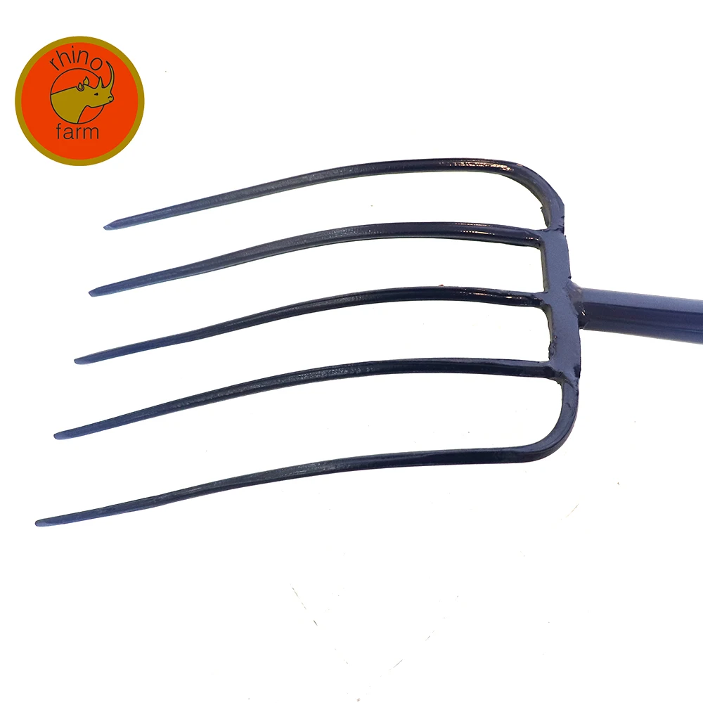 product high quality multifunctional steel professional farm garden digging fork-5