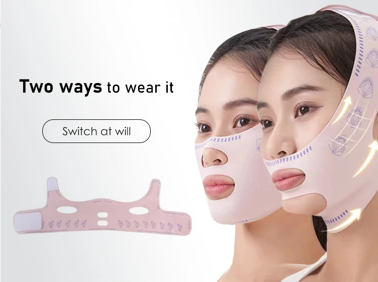 V Lifting Mask Face Lifting Strap Double Chin Reducer Elastic Face Slimming Bandage Buy V