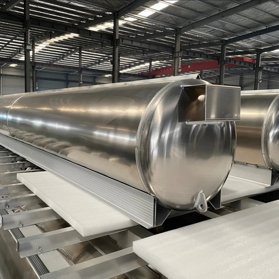 Marine Hardware 15ft To 42ft Pontoon Logs Aluminum Boat Frame Float