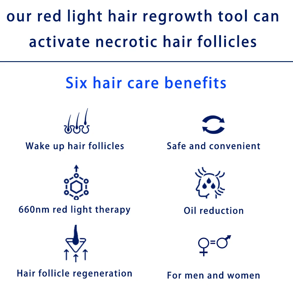 Factory Wholesale Hair Regrowth 660nm Red Light Therapy For Hair