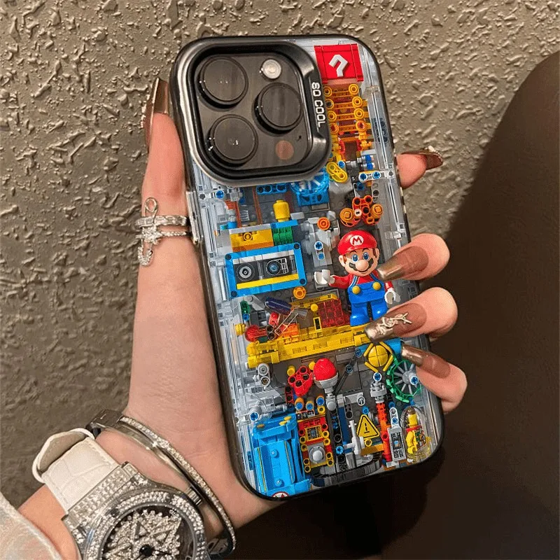 Wholesale Legoo Marioes Design Cartoon UV Print Games Phone Cover