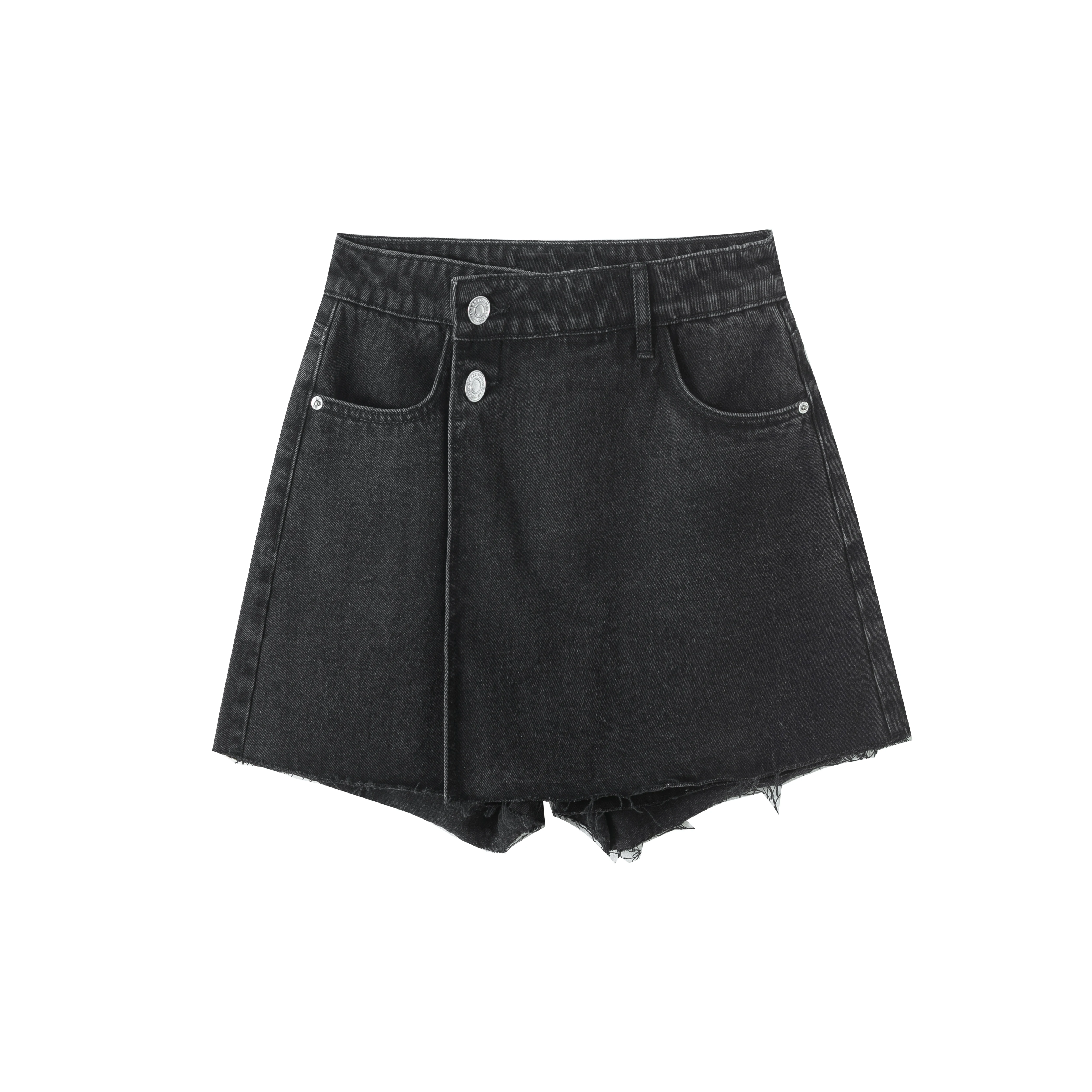 Clothing Manufacturers Splice Distressed Ladies Custom Denim Pants Denim Shorts Women's Shorts Women Jeans