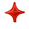 Ten-inch four-pointed star, red.
