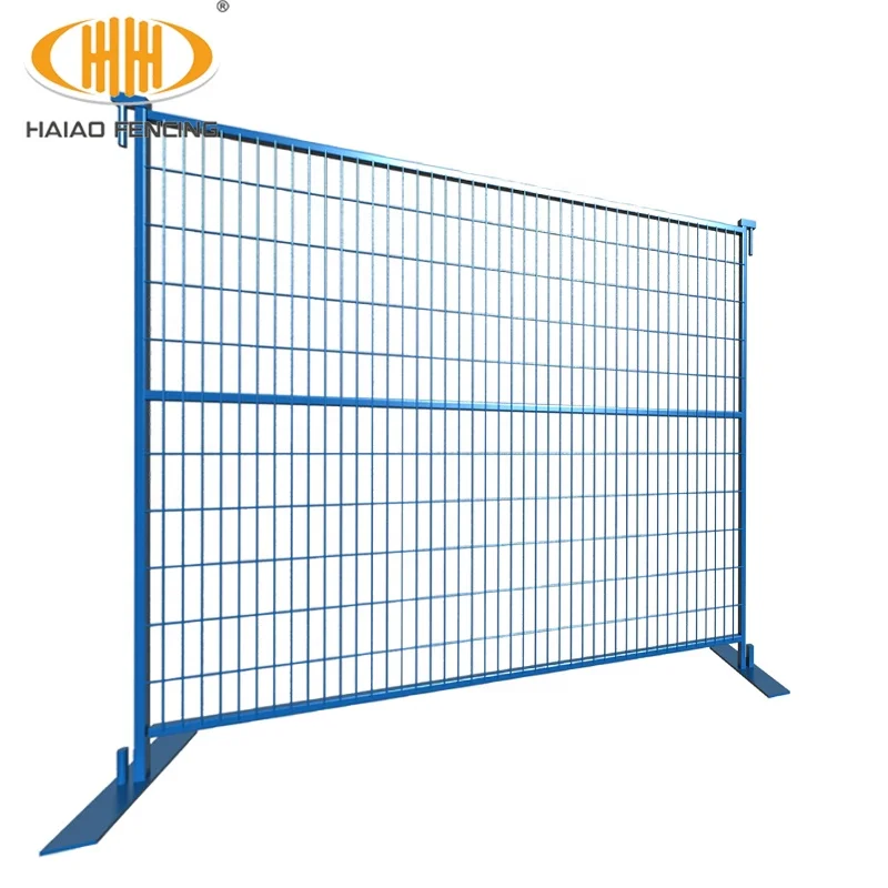 Blue Canada Temporary Fence and Portable Construction Security Fence Panel Hot Sale