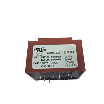 High Efficiency Customized Power Encapsulated pcb mounting transformer