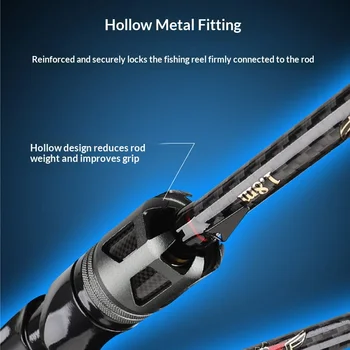 Carbon Luya Rod M/ML/MH Gun Straight Ultra Light Remote Sea Fishing Rod Coil Hit Heiweihai Factory Lure Fishing – Rod – view 4