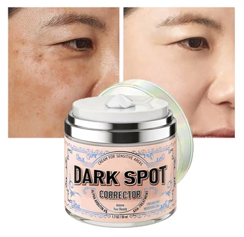 Fast Strong Result Dark Spots Corrector Faded Melanin Black Pigment Whitening Face And Skin Cream Mild Formula