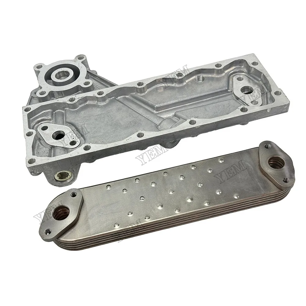 Oil Cooler Core Oil Cooler Cover Fit for Mitsubishi 6D95 Engine
