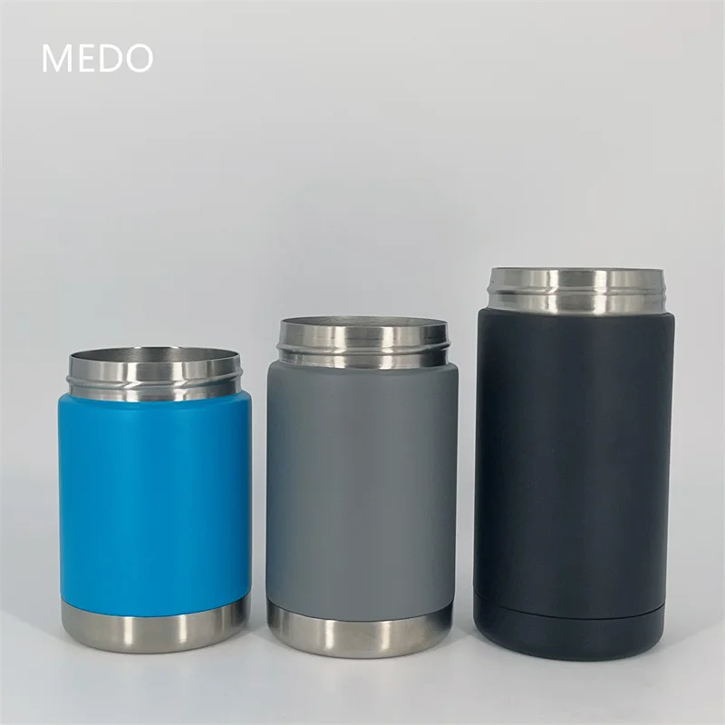 12 унций, 14 унций, 16 унций, изолированный двухслойный кулер для пивных банок из нержавеющей стали, кулер из нержавеющей стали, держатель для колы из нержавеющей стали