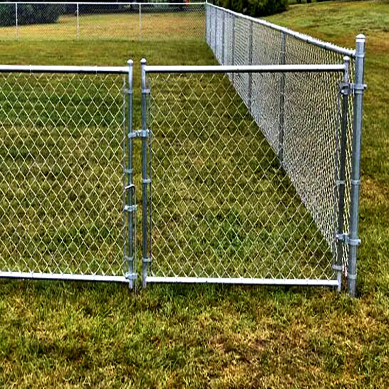 Boundary Wall Galvanized Pvc Coated Wire Mesh Chain Link Fence For Sale ...