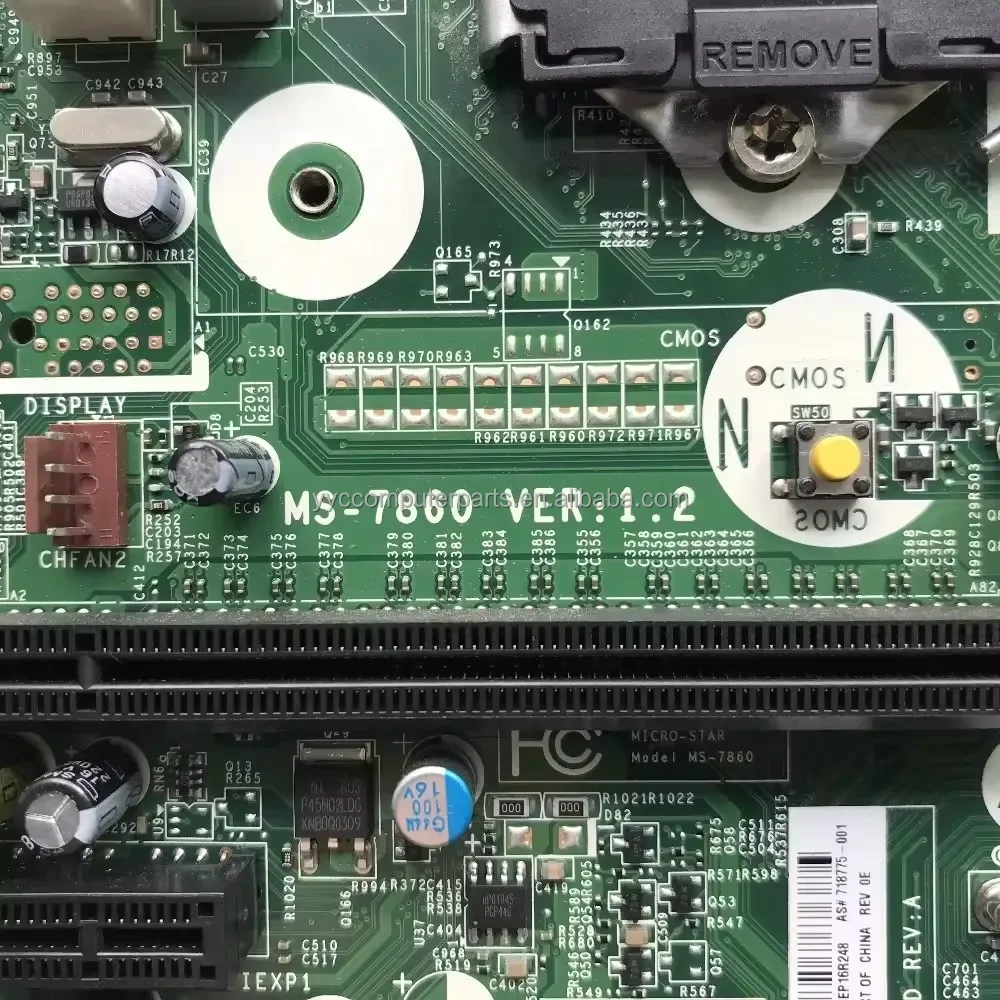 MS-7860 VER:1.2 Motherboard for HP 400 G1 G2 MT, LGA 1150, DDR3