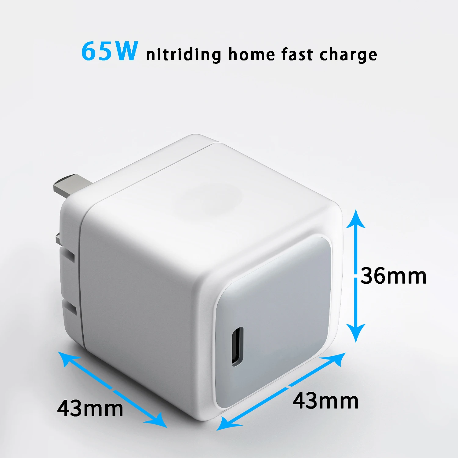 Amazon Hot Sale Gan 65w Pd Fast Charger Usbc Qc 3.0 Gan Technology