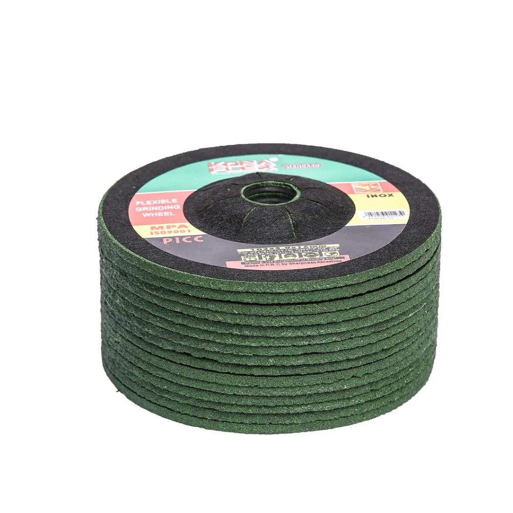 Гибкий белый глиноземный шлифовальный диск konaflex для шлифовки и нержавеющей