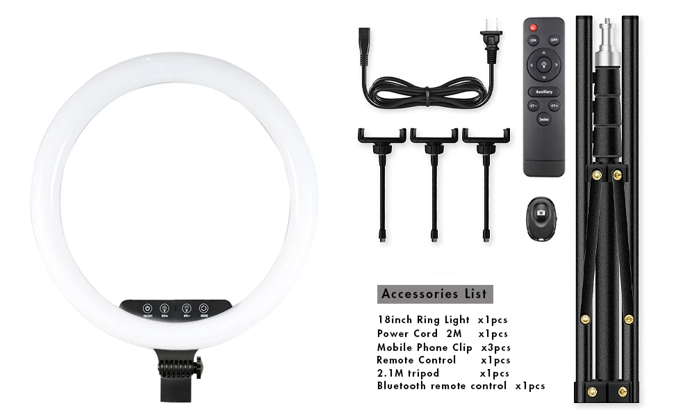 Live Photography Dimmable 18 Inch LED Ring Light in shenzhen With