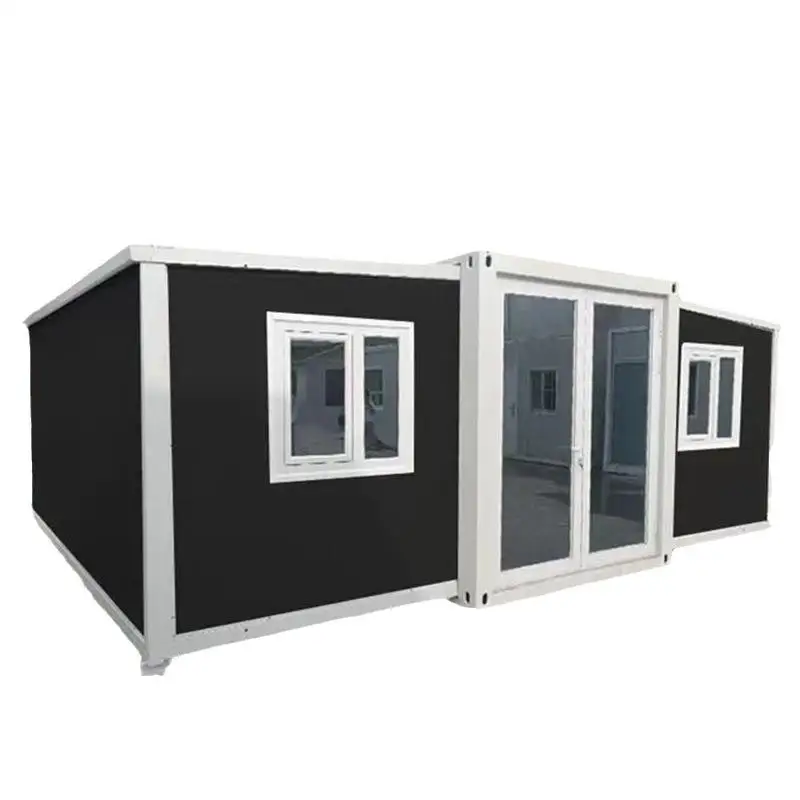 factory wholesale low cost movable house box room house folding container house for windproof prefab mobile home foldable details