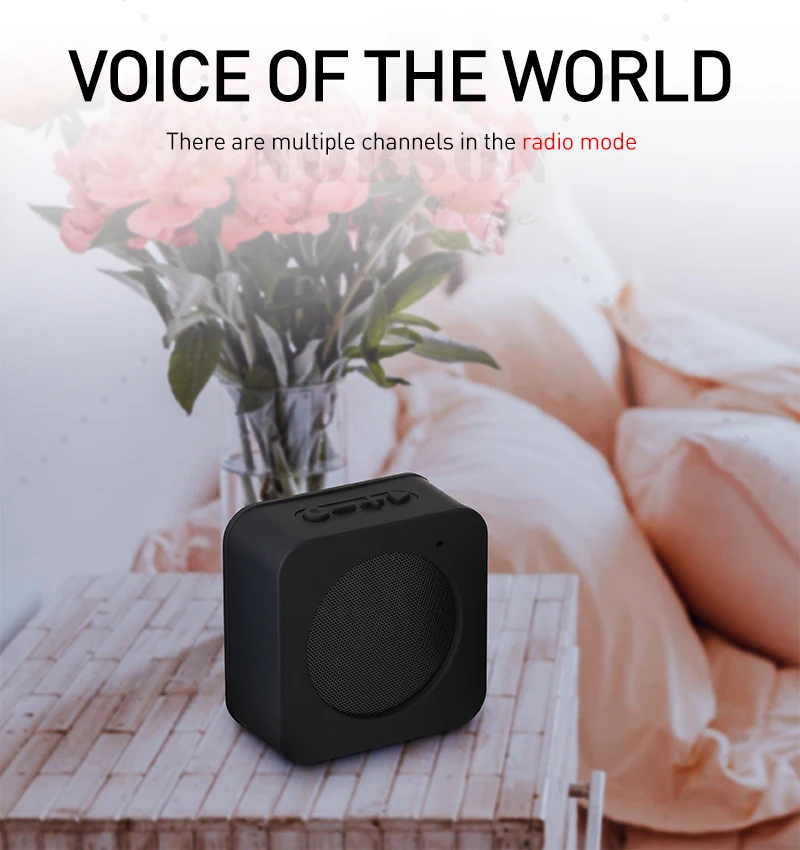 Custom Logo Cheap Cube Hand Free Speker Woofer Outdoor Portable Active caixa de som Bluetooth Speaker - ANKUX.COM