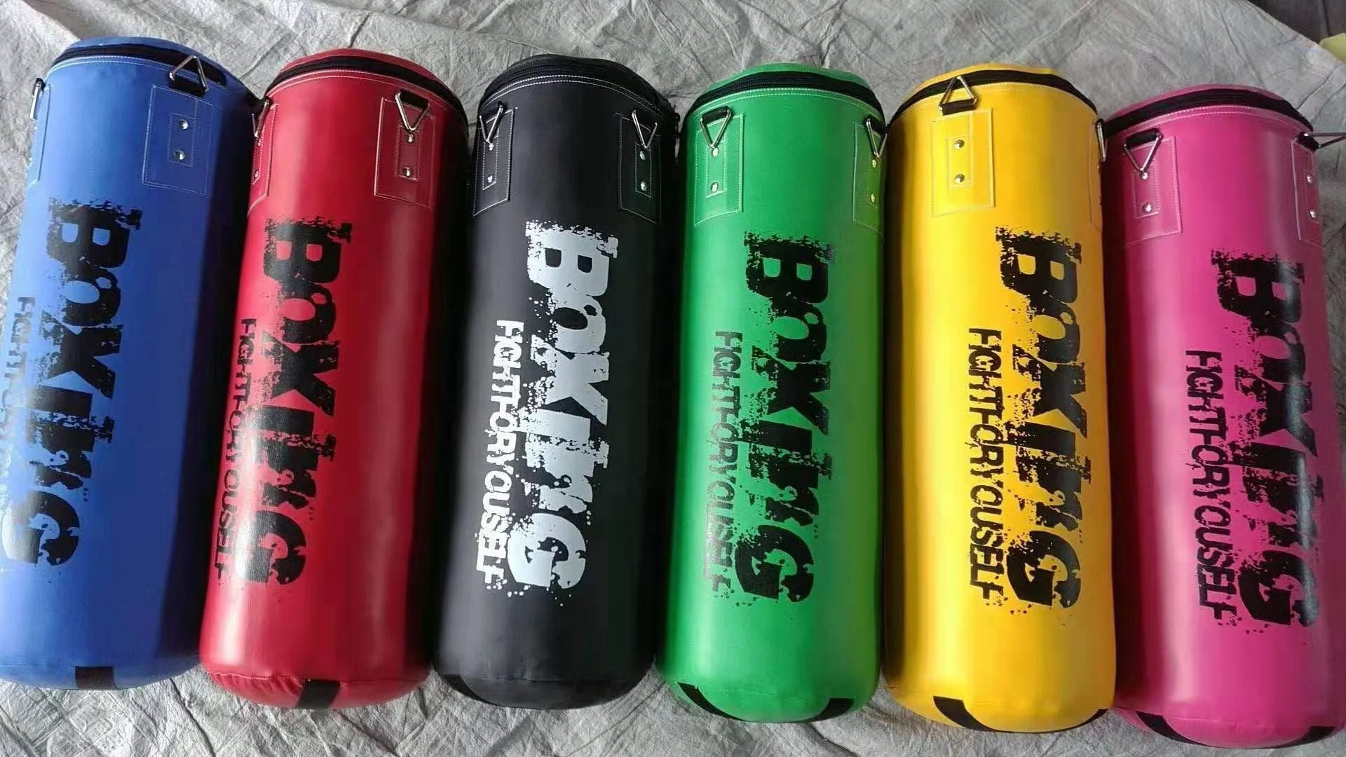 Индивидуальная Тяжелая боксерская груша из искусственной кожи, боксерская груша для бокса, подвесная боксерская сумка для ногами