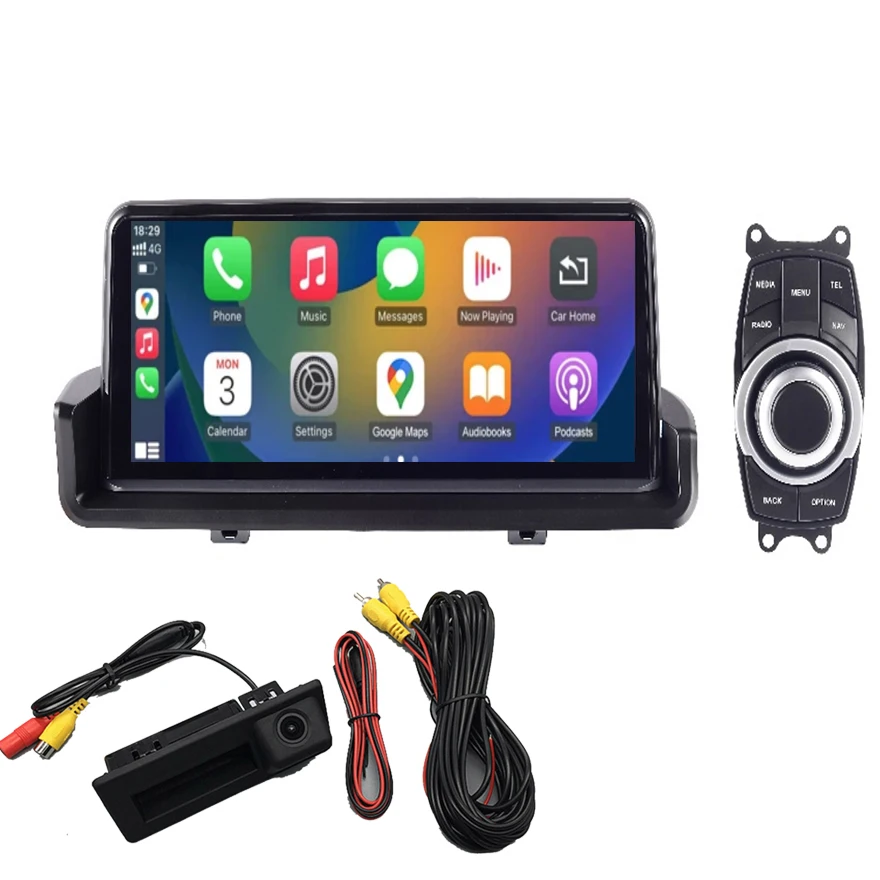 10.25 Wireless Carplay Linux Screen For BMW E90 E91 E92 E93 Ccc Cic Android Auto Multimedia Display