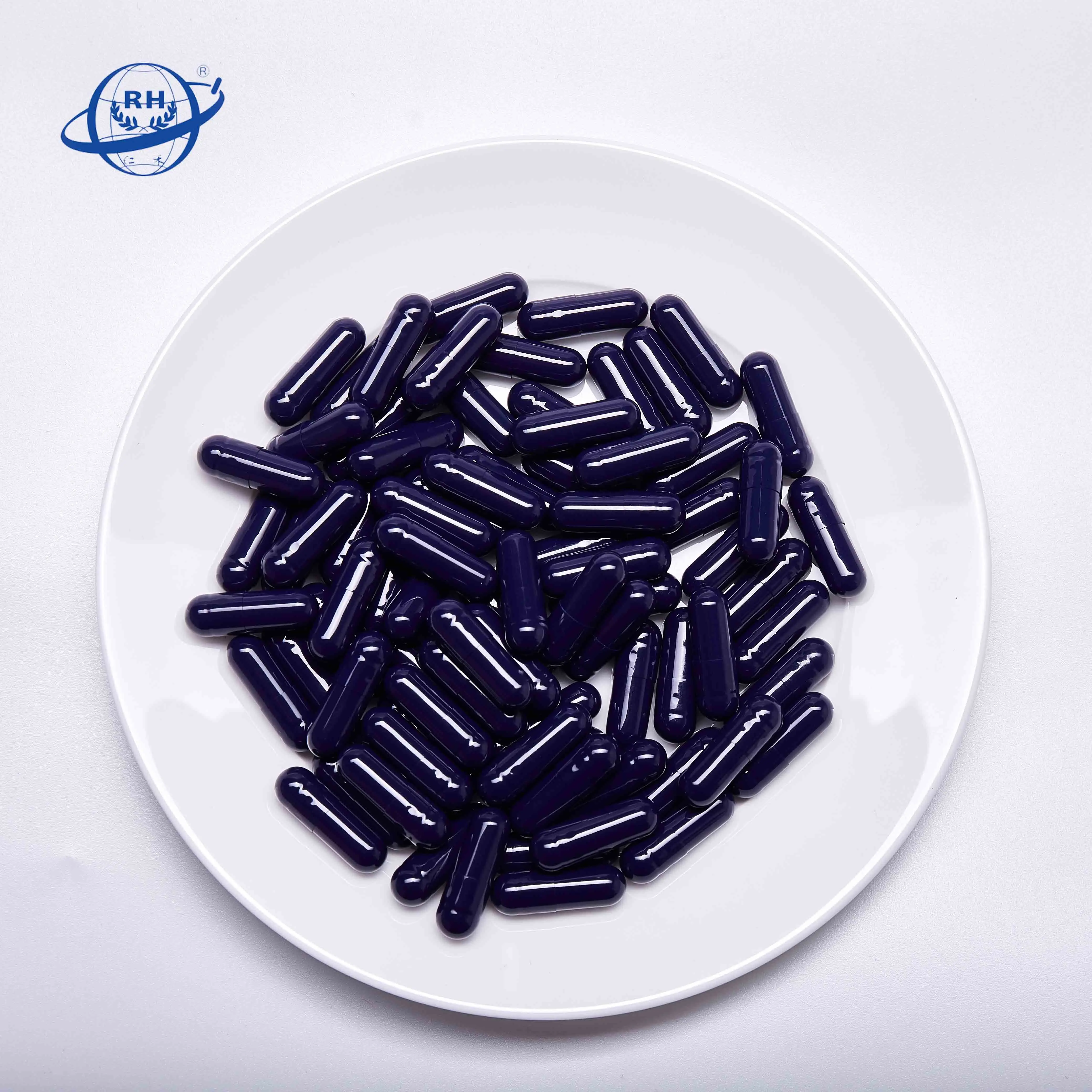 Коллагеновые капсулы Размер 0 твердые желатиновые биоразлагаемые травяные добавки