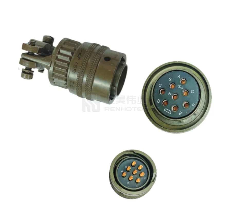 MS3116 Mil Connectors 26482 Series 16-08S 8 Pin PT06 Female 