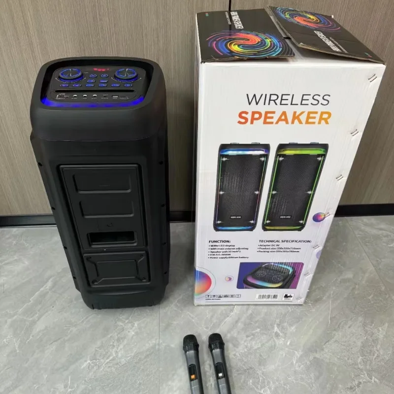 NDR NDR-930 - Ultimate Portable Karaoke Speaker for Parties