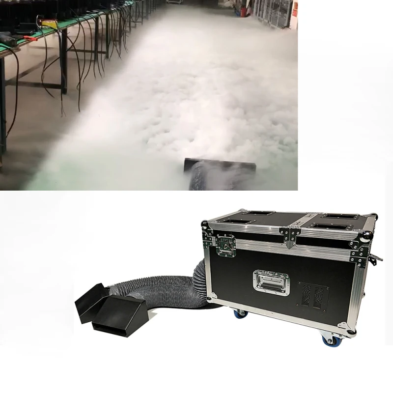 5000W Water Fog Machine Wedding Rental Stage Cloud Haze Dry Ice Stage Smoke Machine DMX512 Hookah Smoke Equipment
