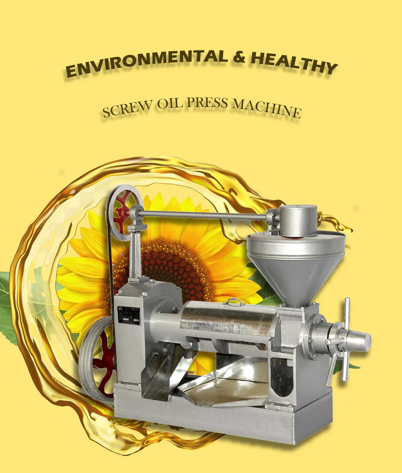 Palm Oil Press Machine Processing Edible Vegetable Oil Processing Plant