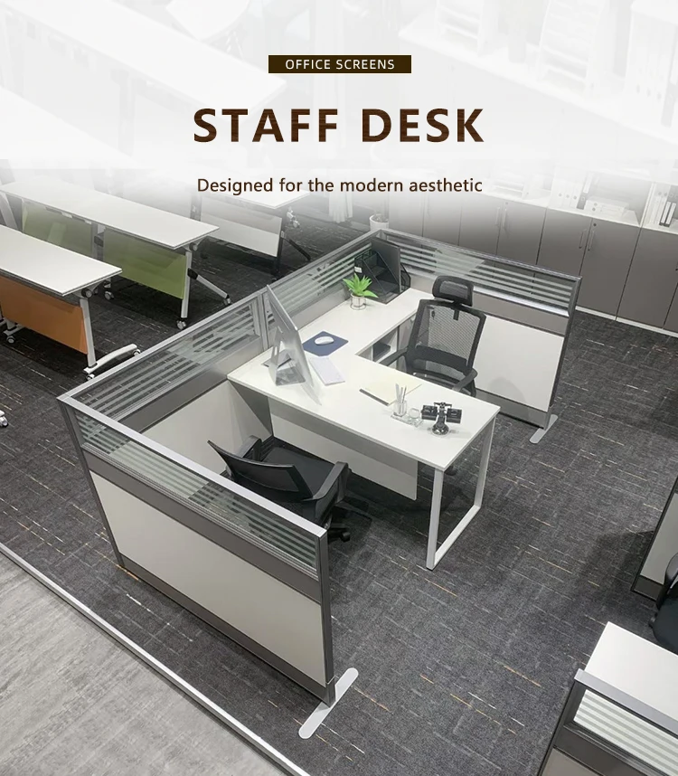 Foshan Factory Large Size Office Furniture Workstations Cubicle Screen