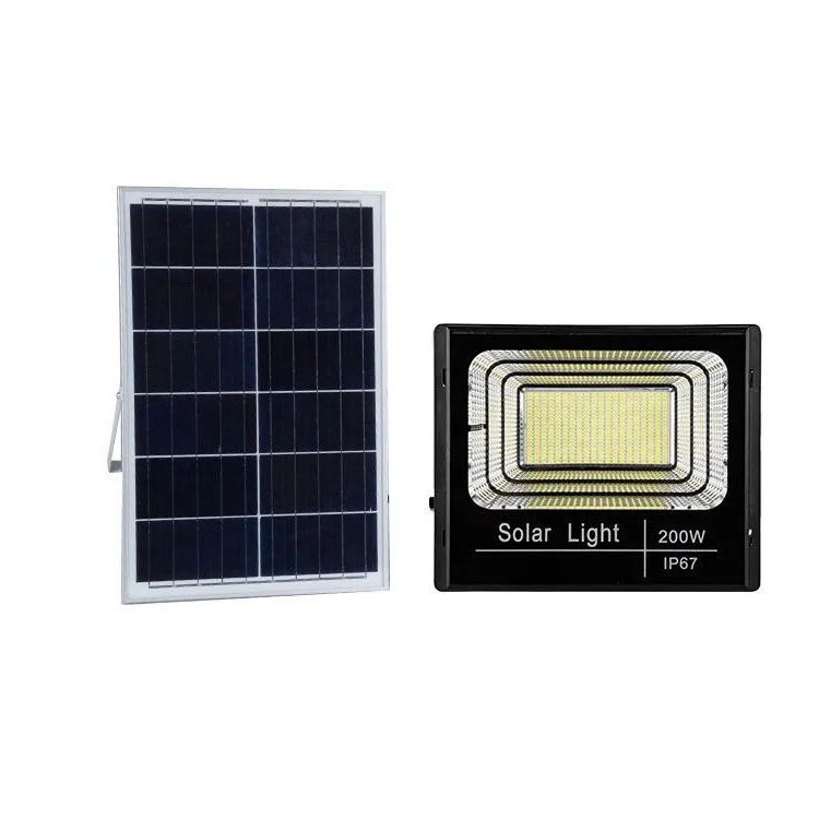 High quality low price solar flood light IP67 solar led flood lights outdoor 200w solar sensor flood light