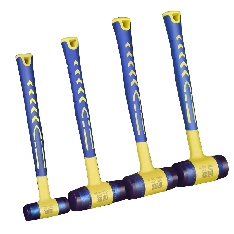 Резиновый молоток высокопрочный твердый резиновый с мягкой резиновой ручкой пластиковая ручка для установки молотка