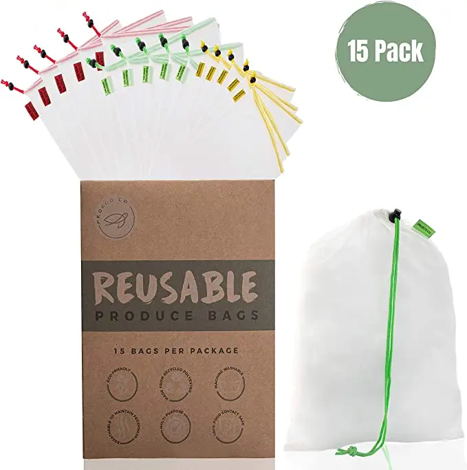 drawstring produce bags