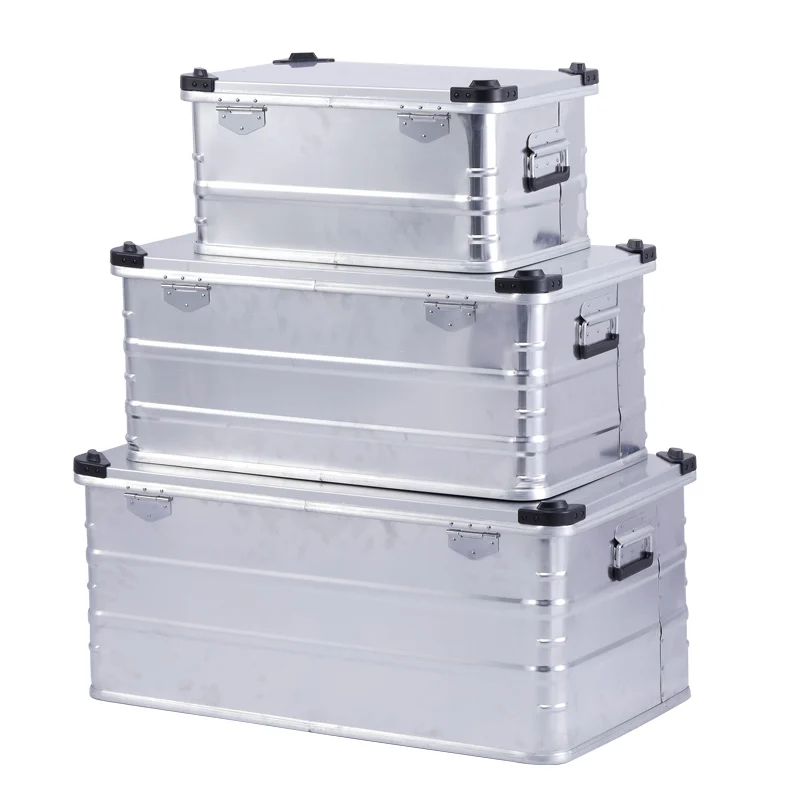 OEM Silver Aluminum Storage Small Aluminum Transportation Box with Custom Size