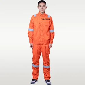 Safety Acid Resistant Reflective Flame Retardant Workwear Uniform Suit With Jacket Pants