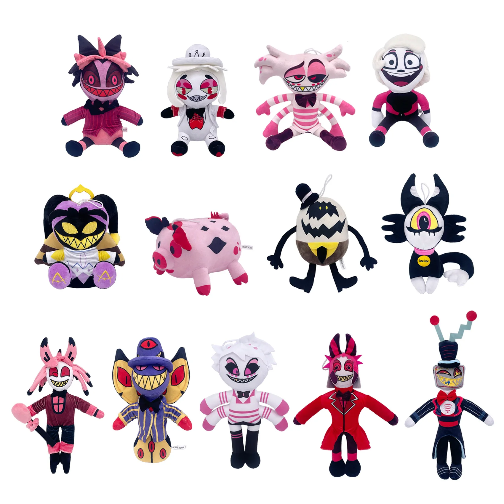 Temu Hazbin Hotel Series Stuffed Animal Toy In Stock Plush Hazbin Hotel ...