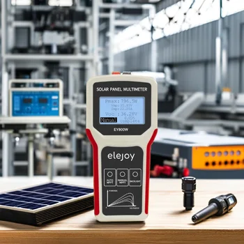 ELEJOY EY800W LCD MPPT Solar Panel Multimeter Solar Panel Tester Smart Current Tester Voltage Tester Digital Power PV Meter VOC