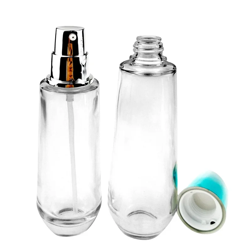 Download Luxury 30ml 50ml Matte White Clear Glass Bottle Cosmetic Serum Spray Bottle With Pump Sprayer Buy Lotion Pump Bottle Face Serum Bottle With Dropper Custom Lotion Bottle Product On Alibaba Com