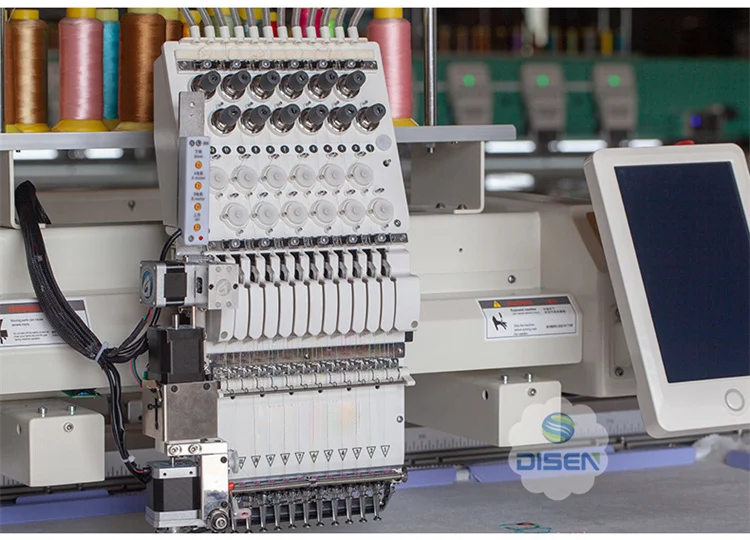 Dahao Home Use Computerized Small Auto Fareming Embroidery Machine New 1head Embroidery Machine 9 Color