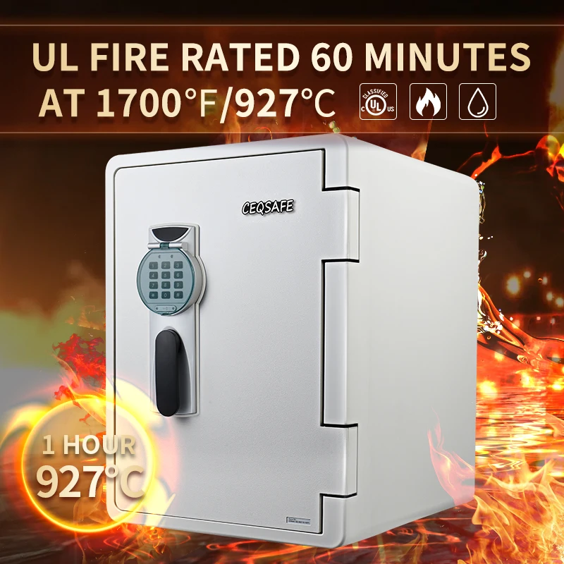 CEASAFE Waterproof Cabinet Security Fireproof Steel Safe Box with Digital Safe for Home Storage details